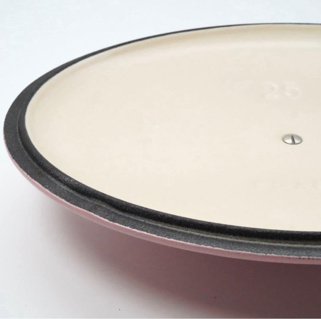 【美品】LE CREUSET　ココット オーバル シフォンピンク　25cm