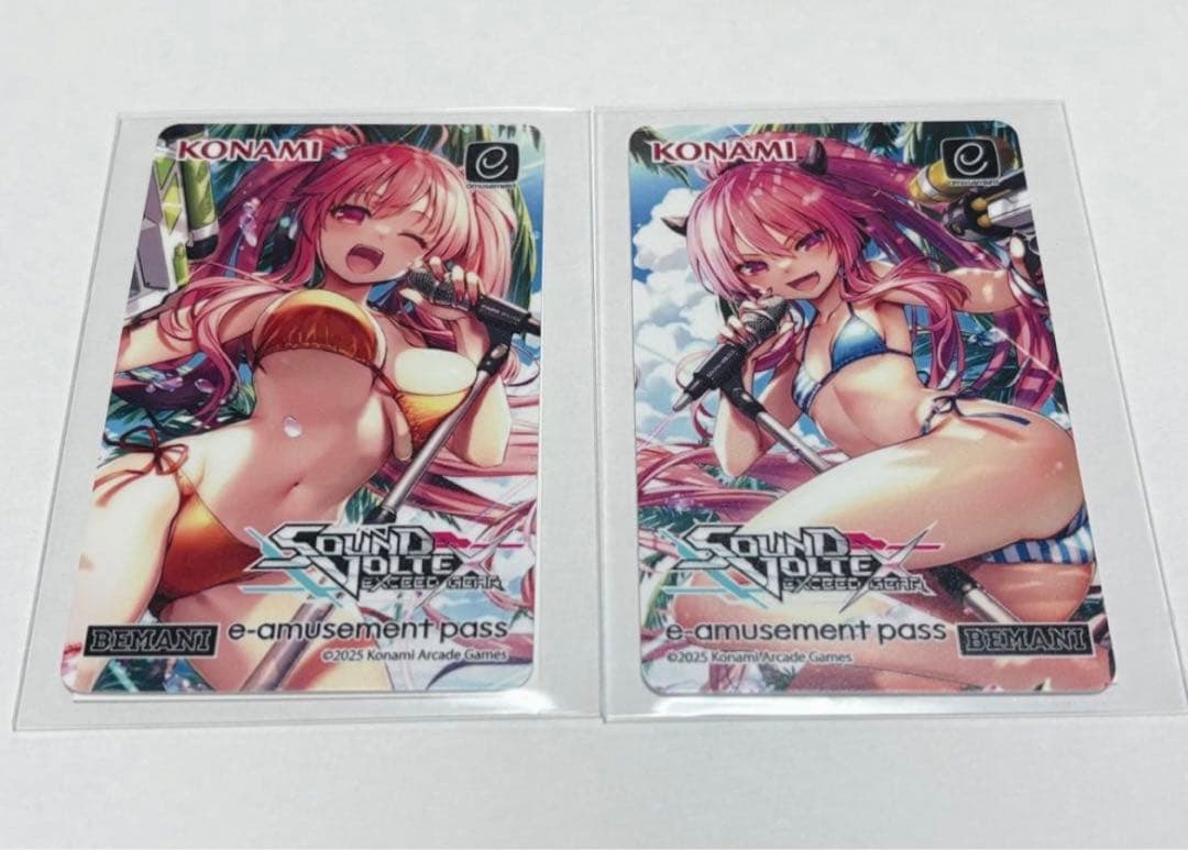 SDVX e-amusement passカード2種セット①