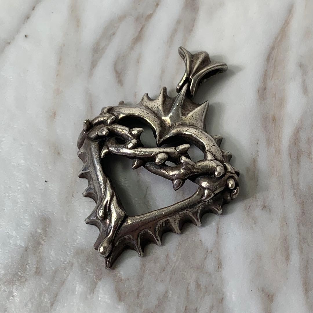 アクセサリー 33.9g KING BABY silver925 heart pendant