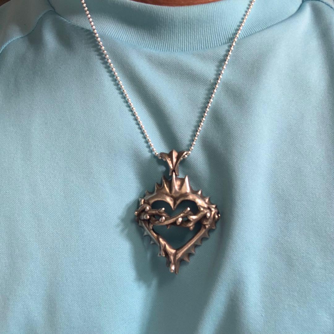 アクセサリー 33.9g KING BABY silver925 heart pendant