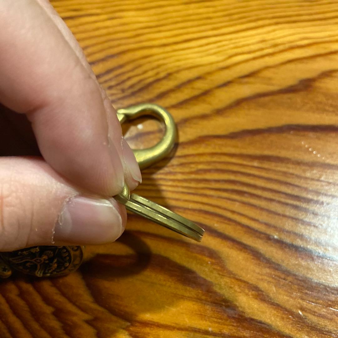 CALEE ブラスキーチェーン　ウォレットチェーン　真鍮