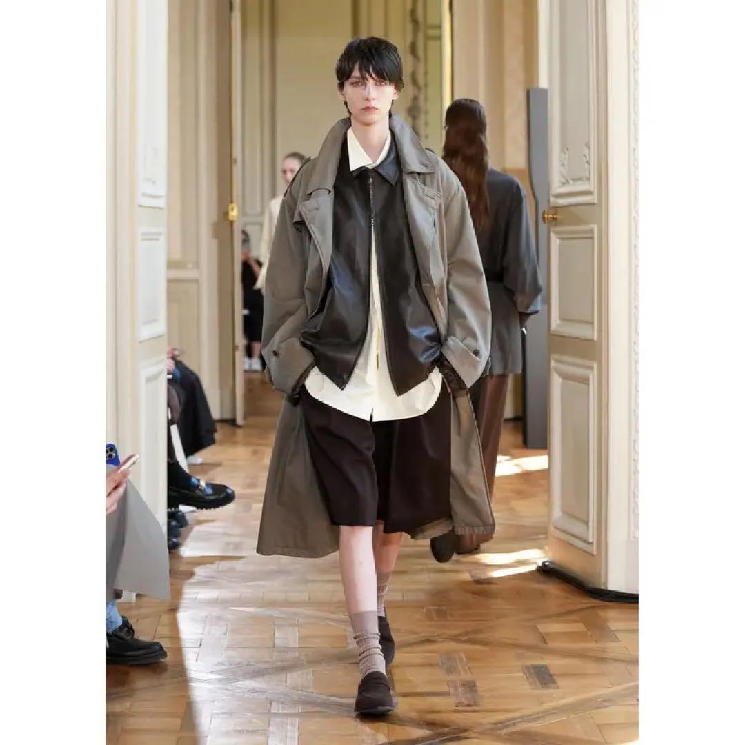 ssstein Lambs Leather Light Zip Jacket 茶