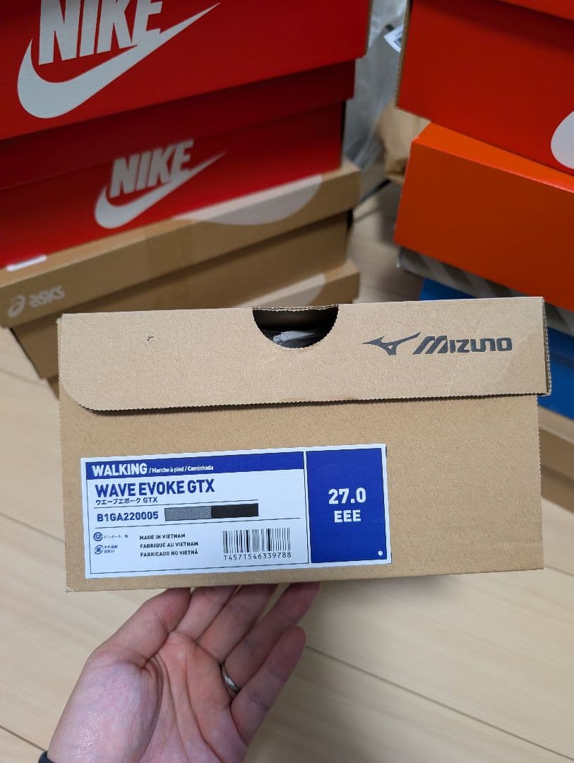 MIZUNO WAVE EVOKE GTX（ミズノウェーブエボークGTX