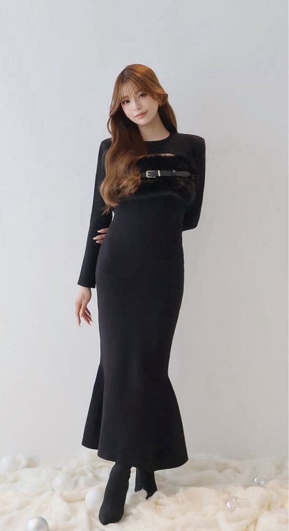 ワンピース Randy Fluffy mermaid ensemble dress