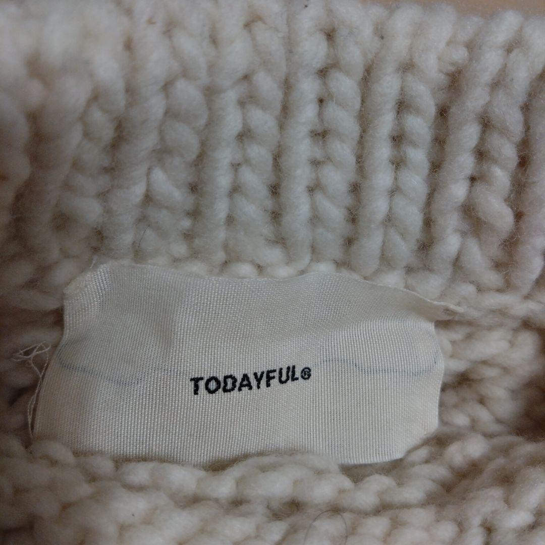 TODAYFUL ケーブルニットセーター