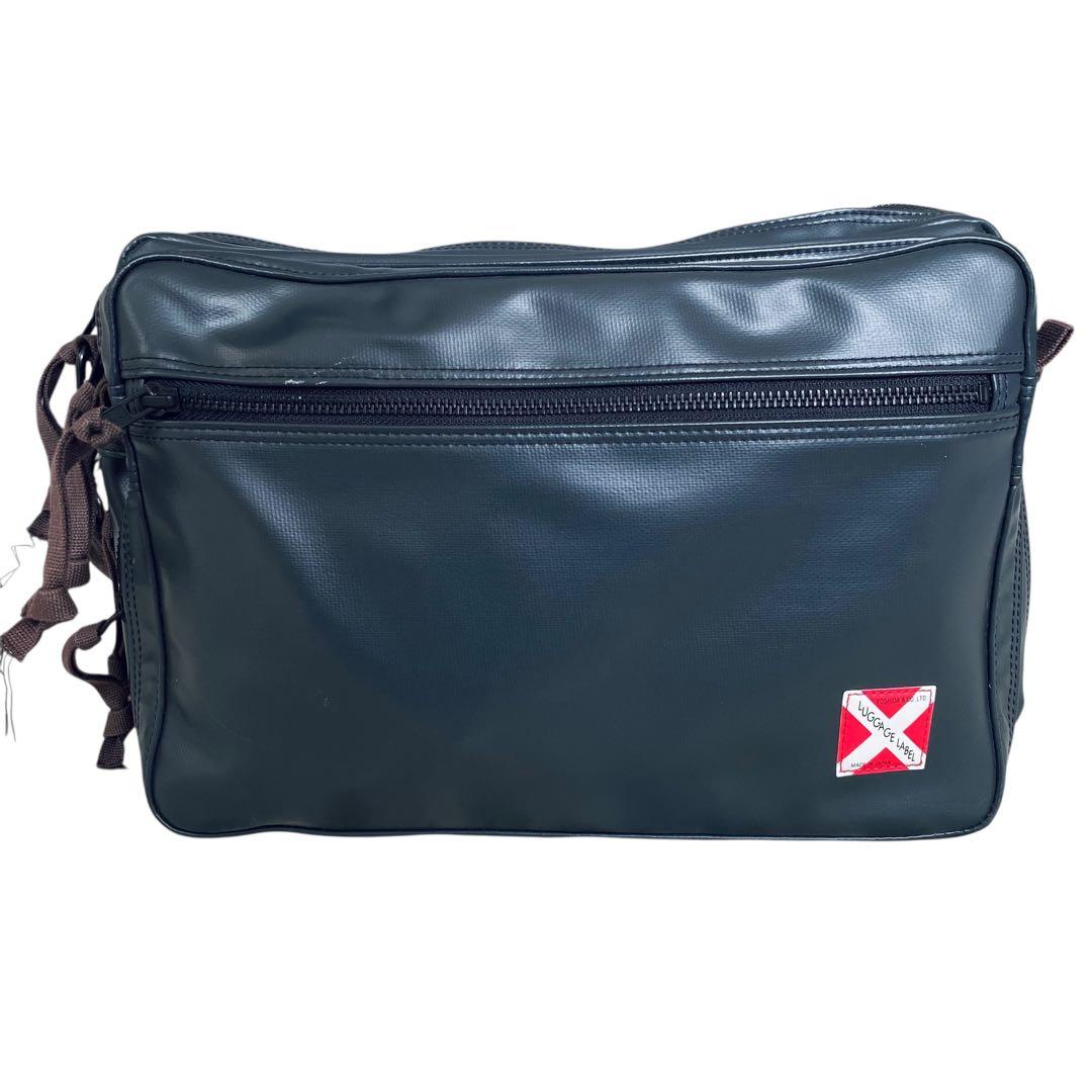 LUGGAGE LABEL ラゲッジレーベル【美品】ライナーショルダーバッグ 赤