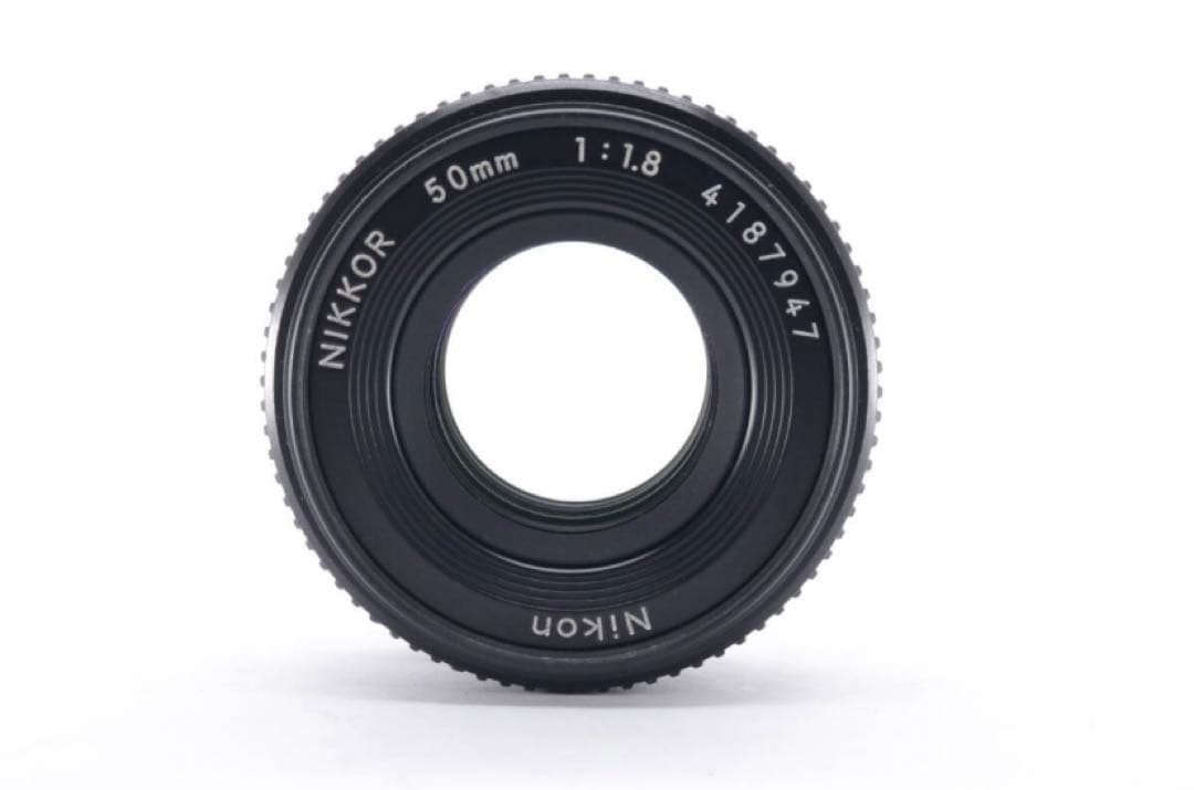 Nikon Ai-S NIKKOR 50mm F1.8 パンケーキレンズ MF