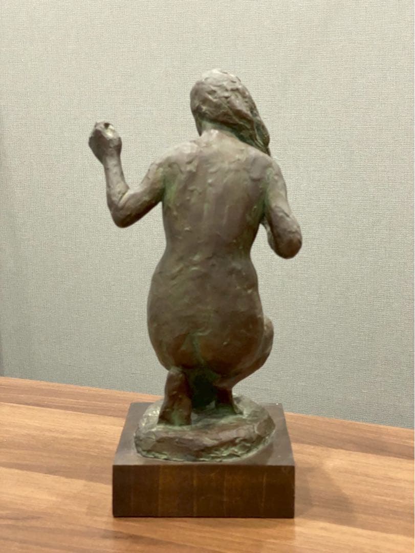 杉村尚　ブロンズ　女性像 彫刻