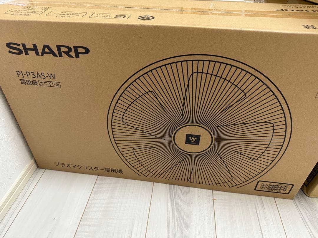 【値下げしました】シャープ　SHARP PJ-P3AS-W ホワイト 扇風機