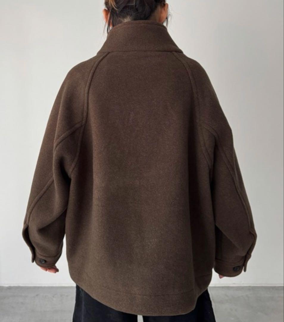 El mar / ウールスタンドカラーダッフルジャケット