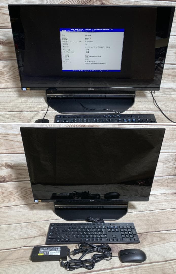 富士通 テレビ M.2+3.0TB/Win11/i7/12GB/オフィス/BD