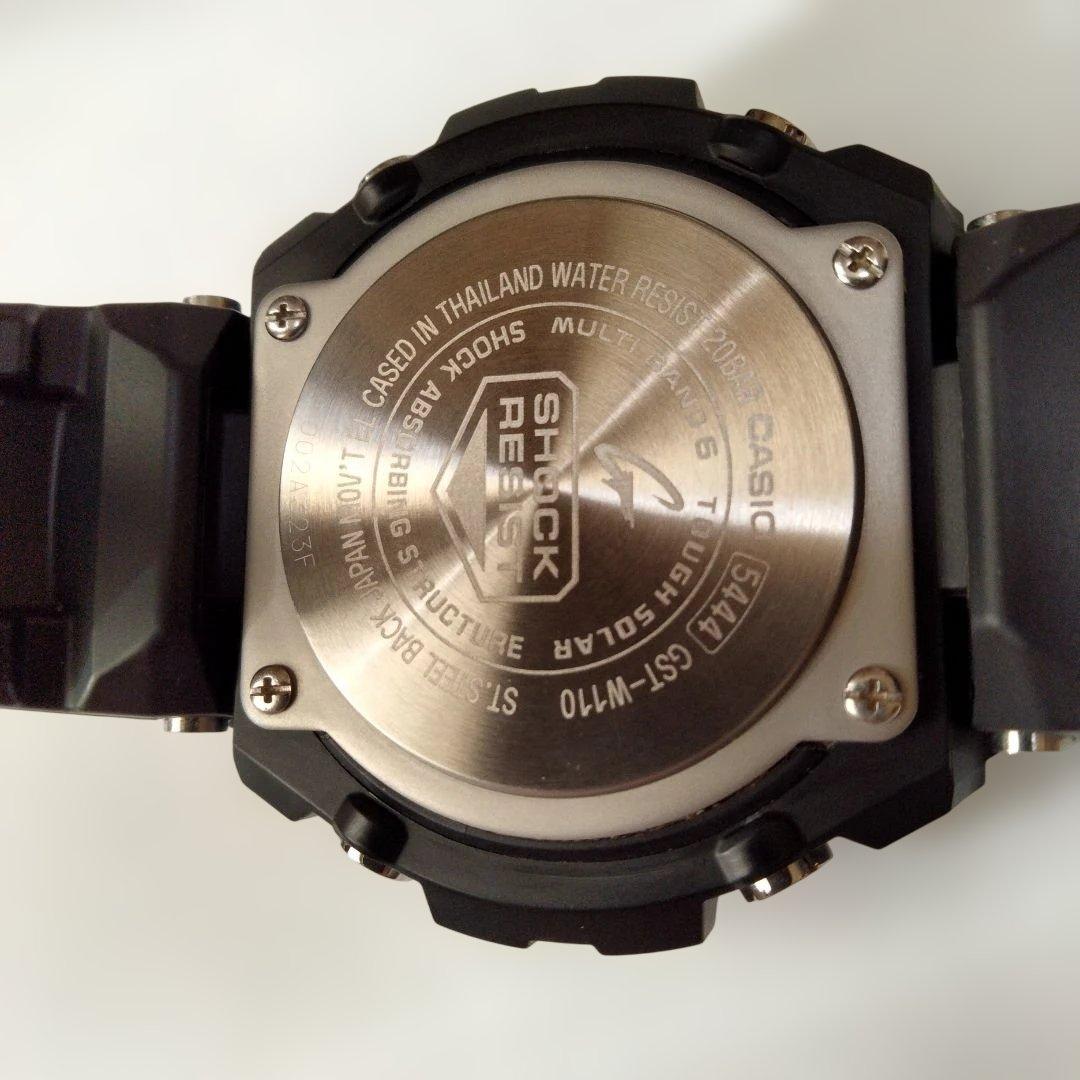 【美品】G-SHOCK GST-W110電波ソーラー　タフソーラー