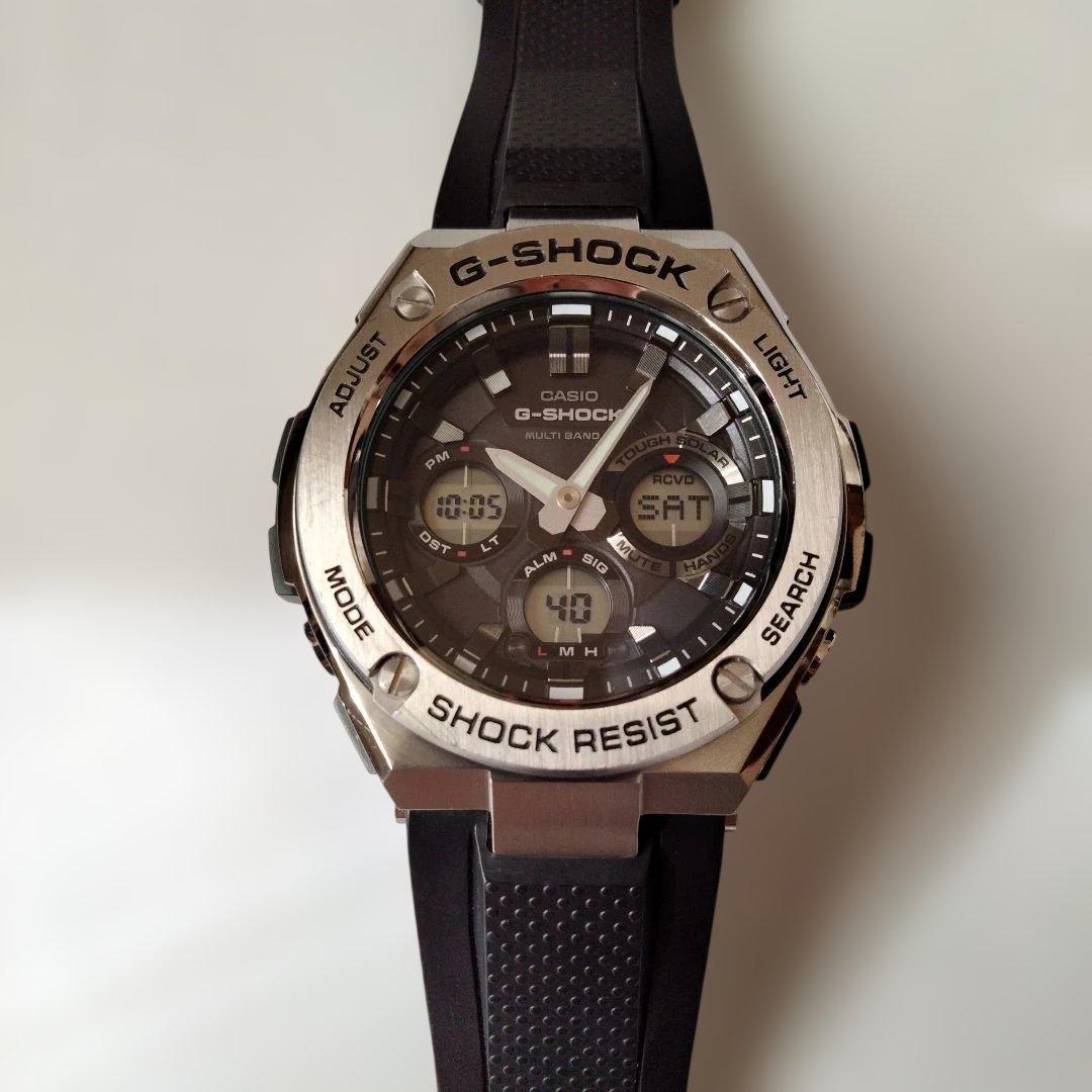 【美品】G-SHOCK GST-W110電波ソーラー　タフソーラー