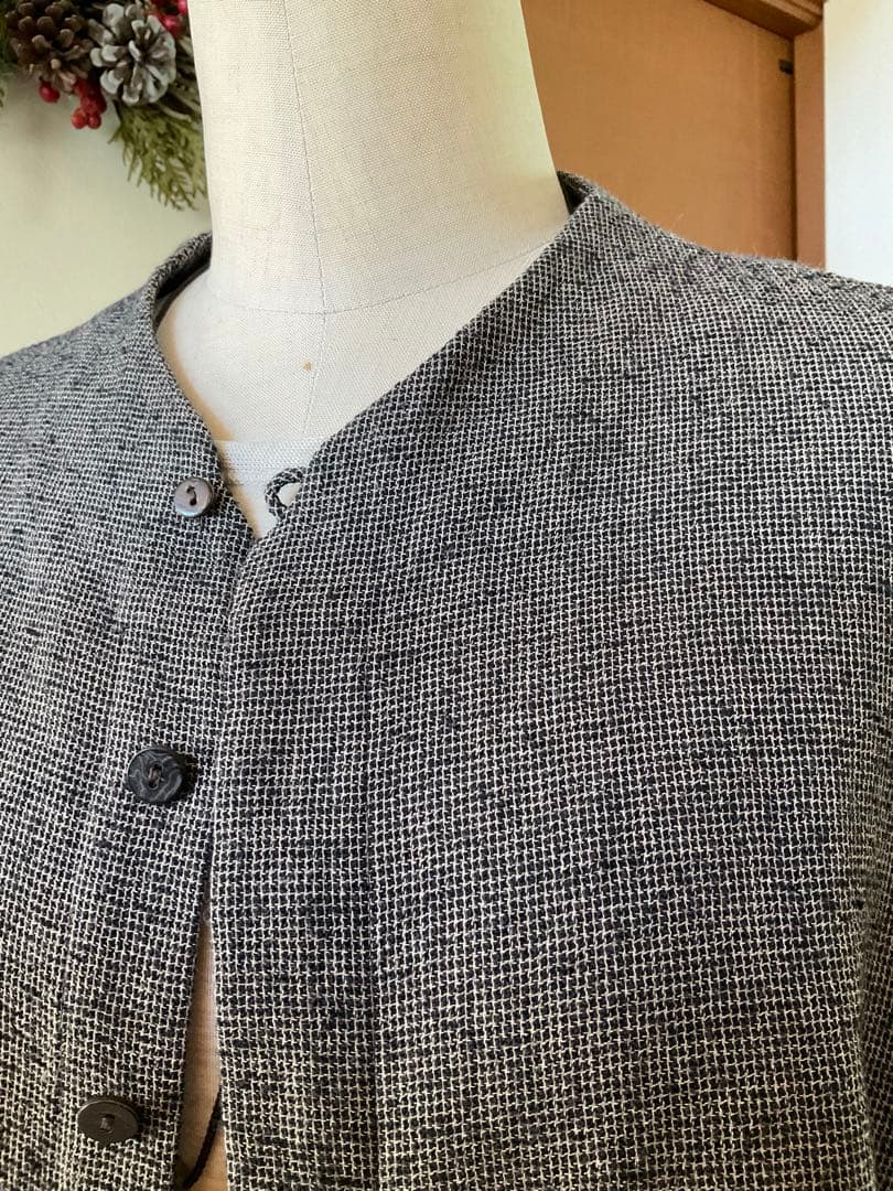 ヨーガンレール　ウールコットン平　ブラウス　未使用品　2023年