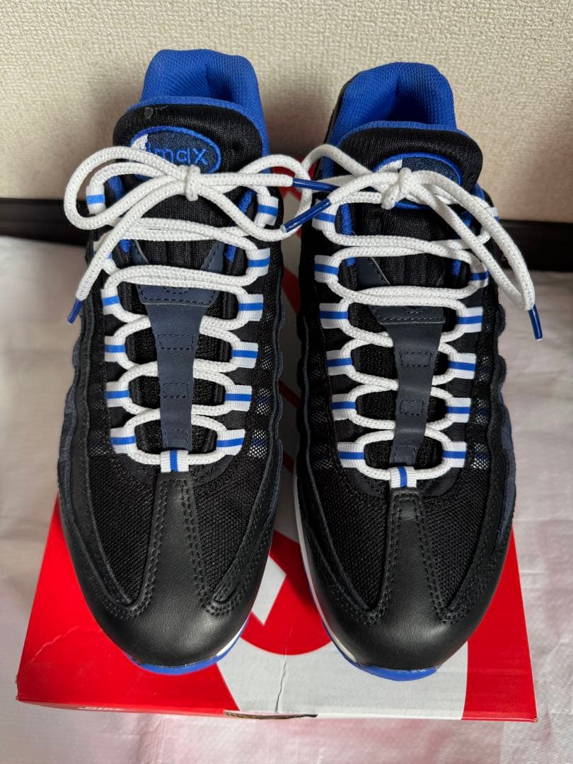 NIKE Air Max 95 黒青 27cm（US9）ナイキ エアマックス95