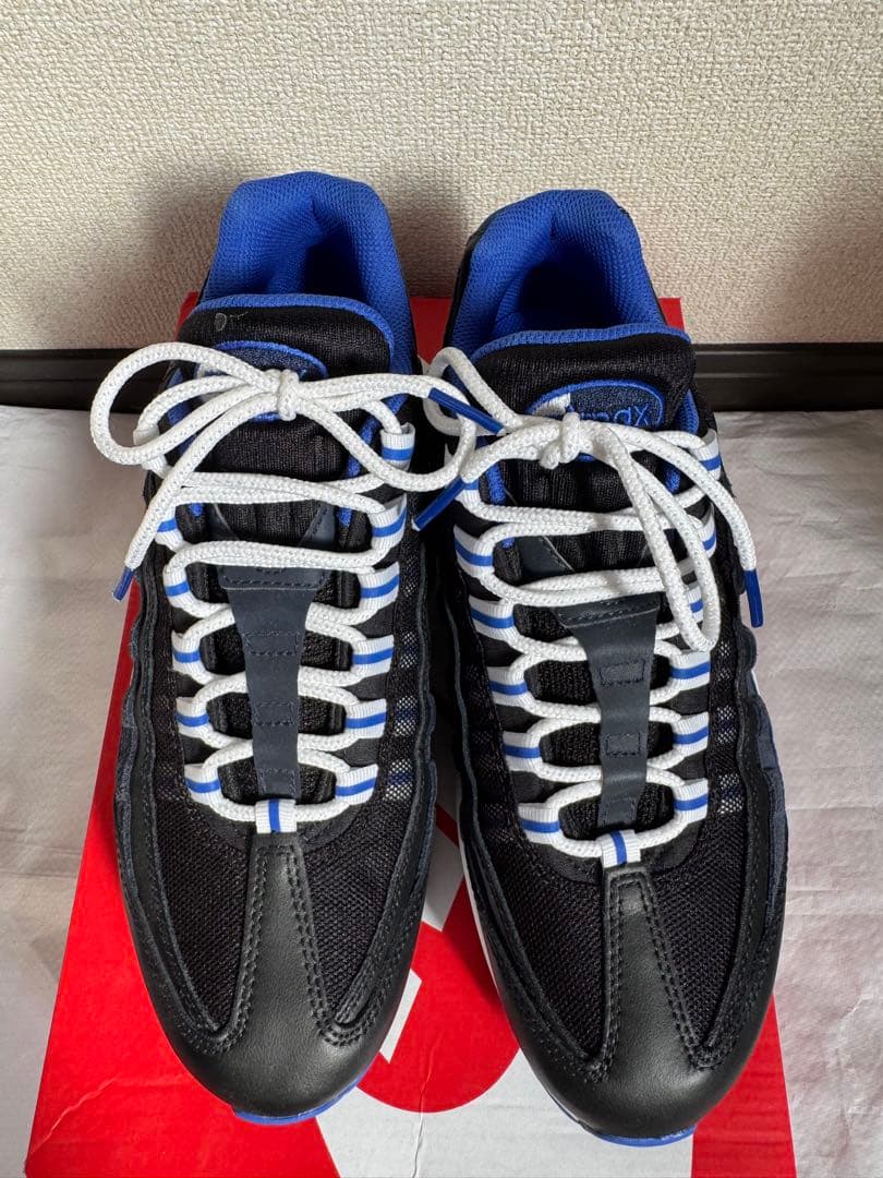 NIKE Air Max 95 黒青 27cm（US9）ナイキ エアマックス95
