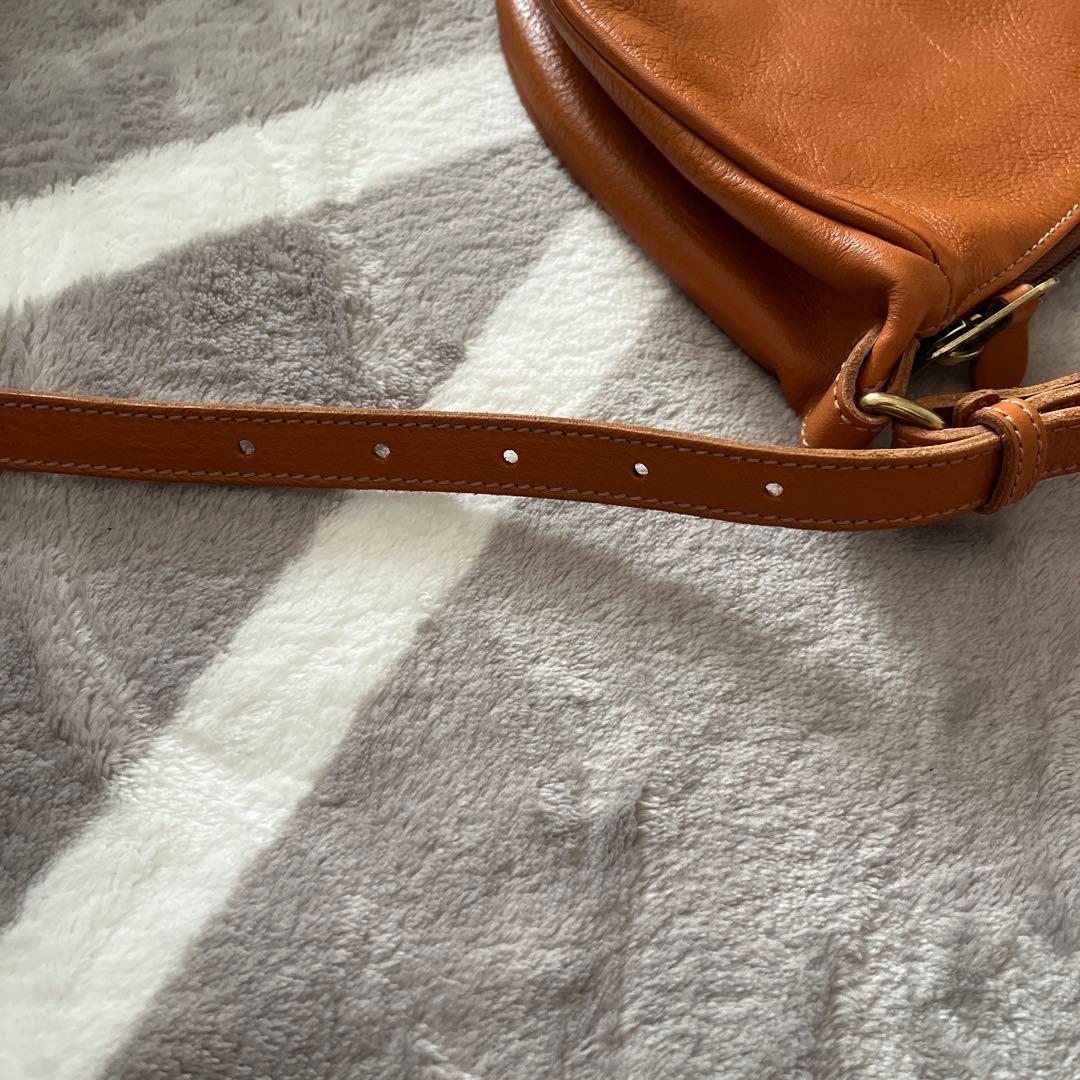 IL BISONTE ショルダーバッグ ブラウン　本革