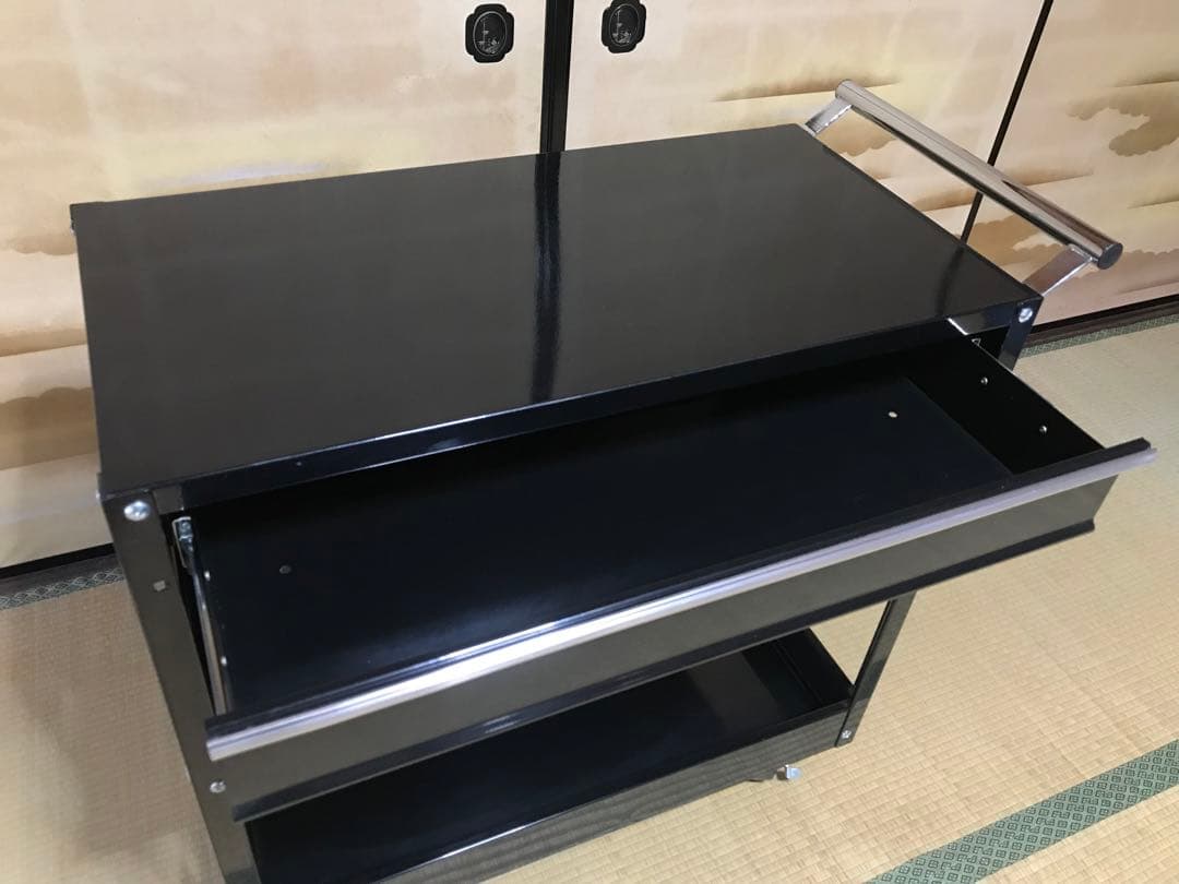 ツールワゴン 3段（TC301-2-X(黒)）