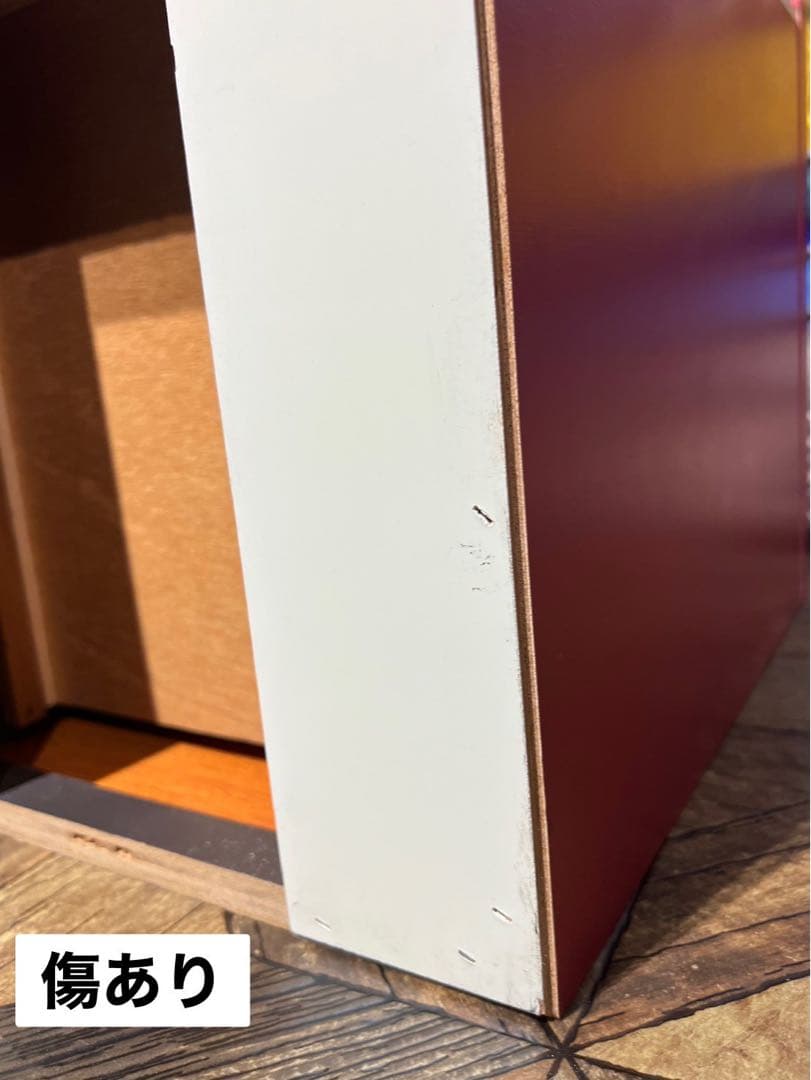 小引き出し 昭和レトロ レトロポップ インテリア 小物入れ 赤 白 当時物