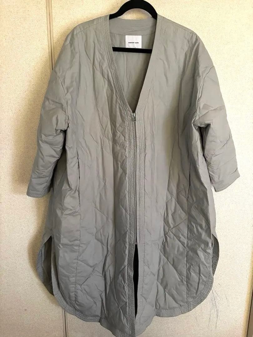 solamonat poche ダウンキルトコート　水色