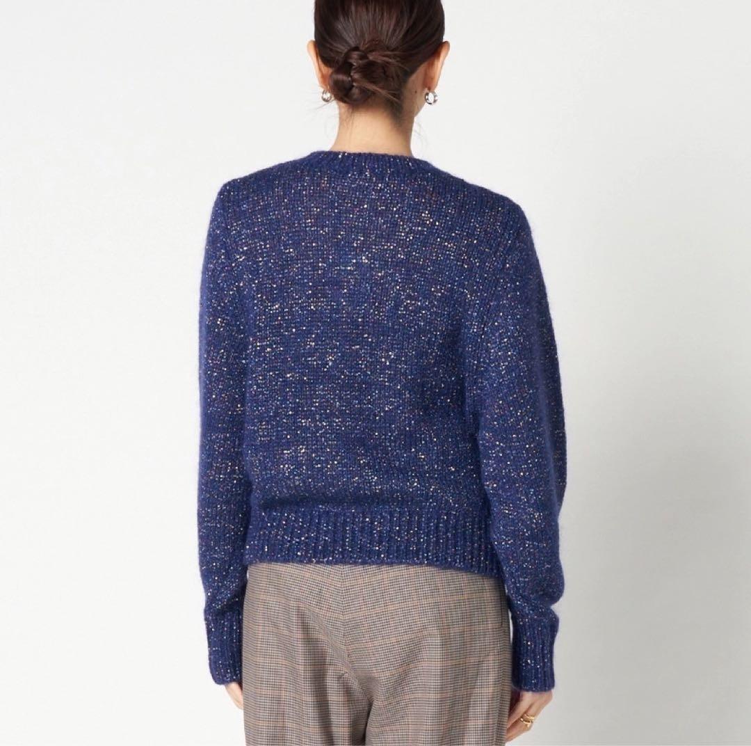 MOHAIR SPANGLE KNIT モヘアスパンコールニット