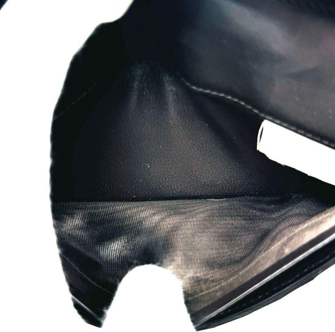 ボッテガヴェネタ イントレチャート 長財布 ダークブラウン カーブレザー メンズ