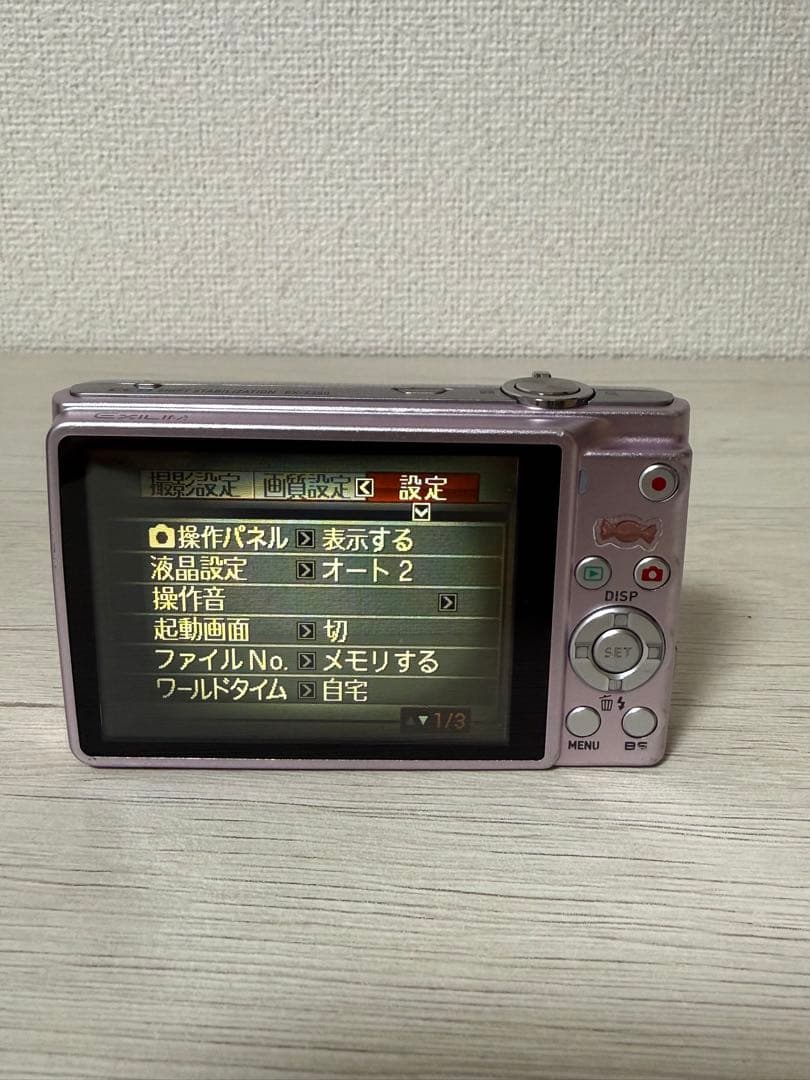 CASIO EXILIM 8メガピクセル ピンク コンパクトデジタルカメラ