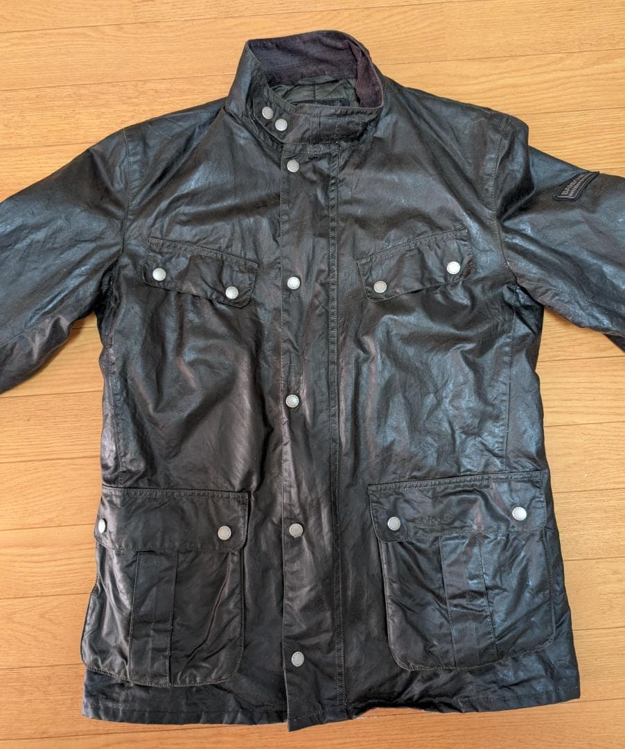 バブアー インターナショナル デューク ワックスジャケット 再ワックス済 美品