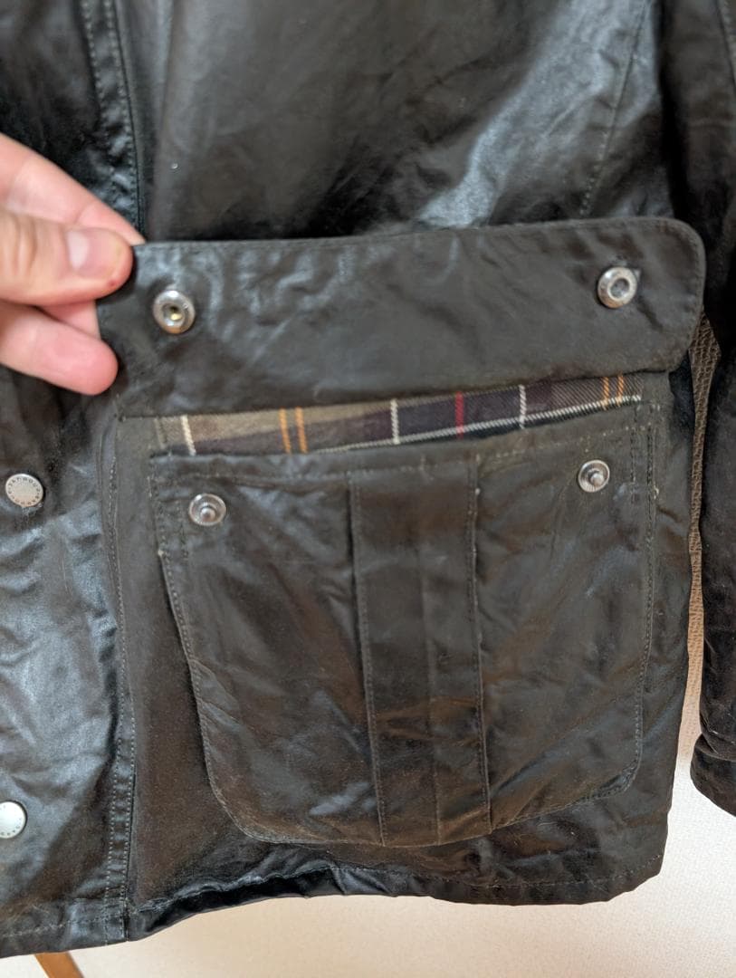 バブアー インターナショナル デューク ワックスジャケット 再ワックス済 美品