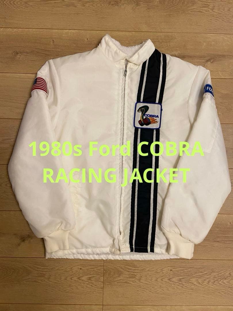 Ford cobra レーシングジャケット M ナイロン 80s ビンテージ