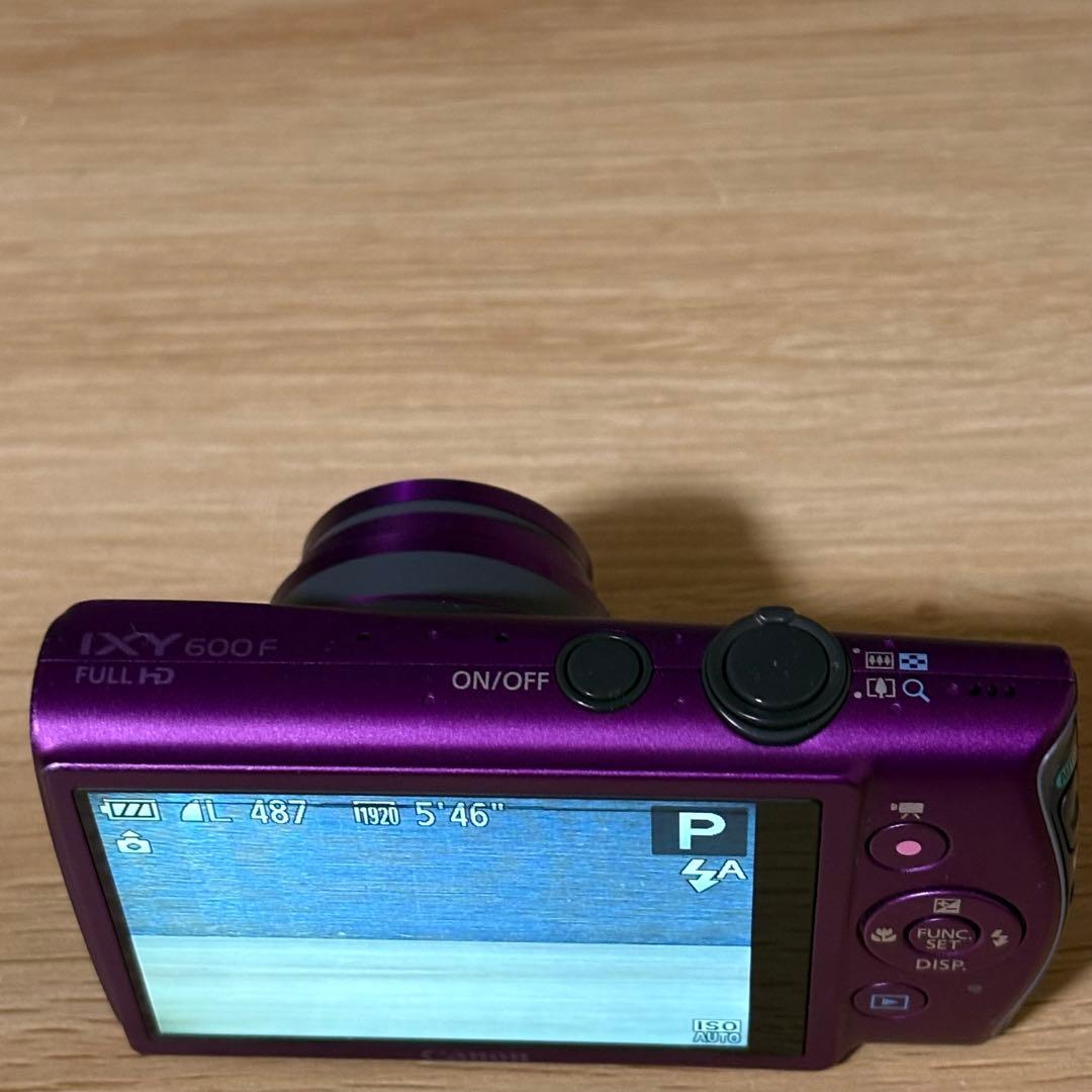【オールドコンデジ】Canon IXY 600F パープル　デジタルカメラ