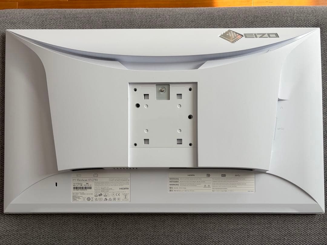 美品 EIZO EV2781 WT 27.0型カラー液晶モニター