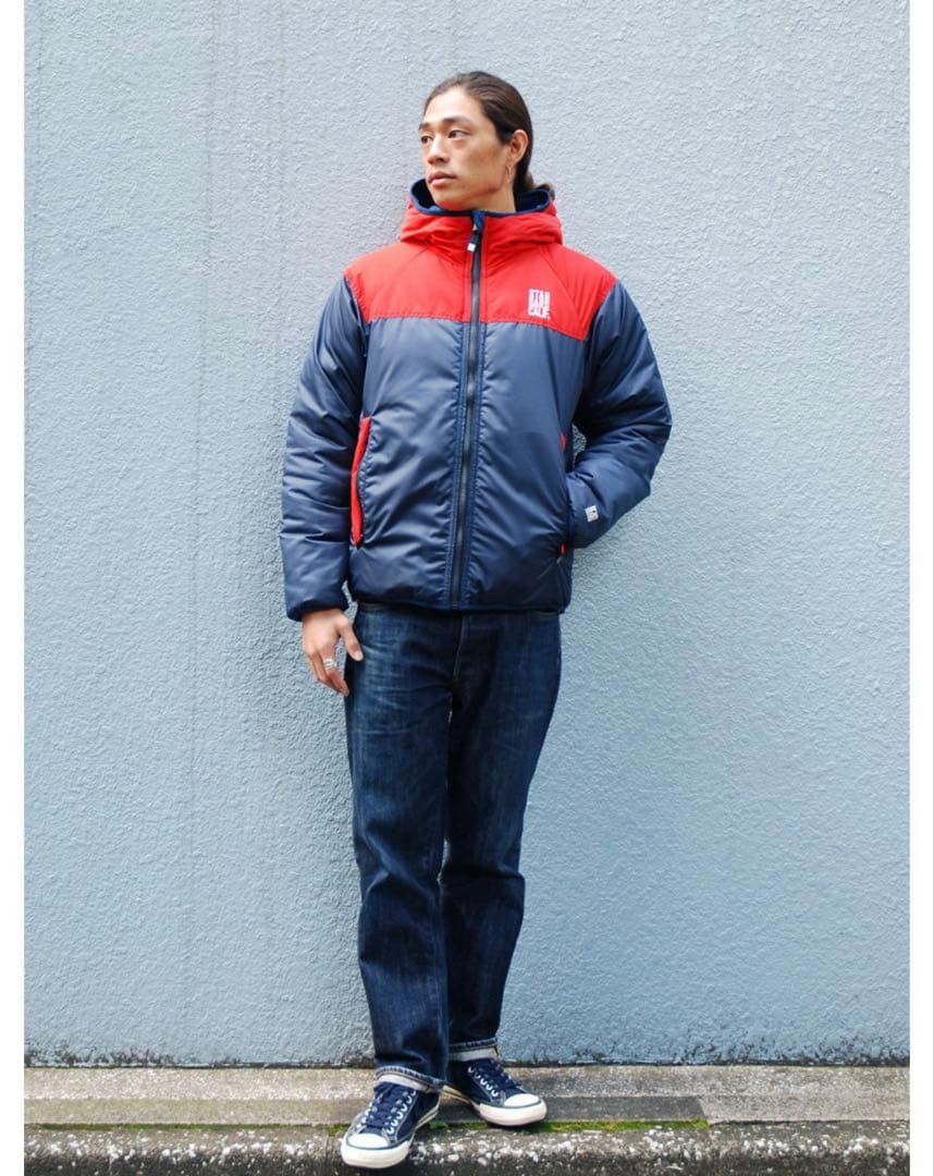 スタンダードカリフォルニア リバーシブルダウンジャケット スタカリ 黒 XL