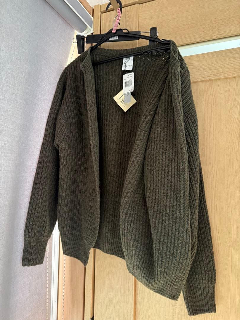 baserange MEA cardigan カーキ　XS
