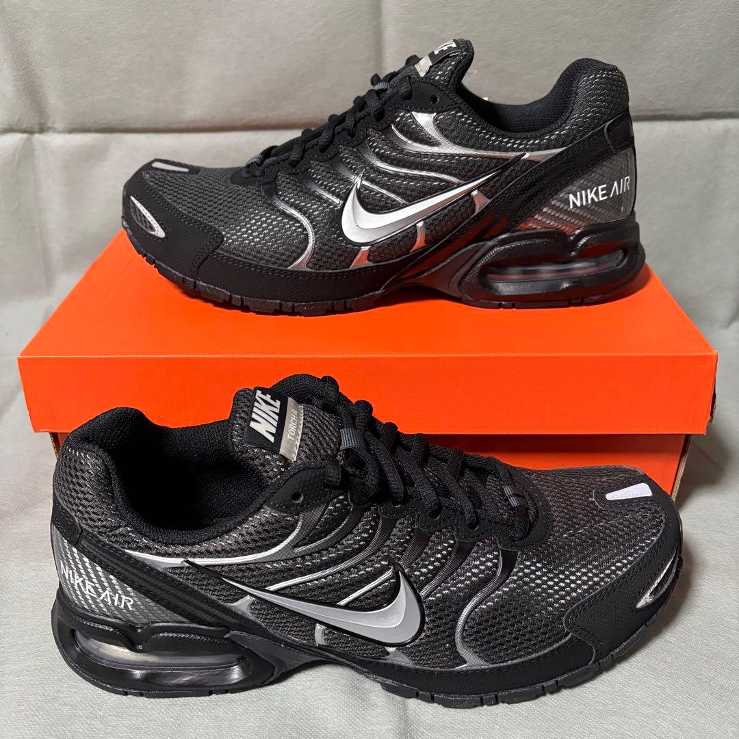 ナイキ　エアマックス　トーチ4 ブラック　シルバー　黒　27.5