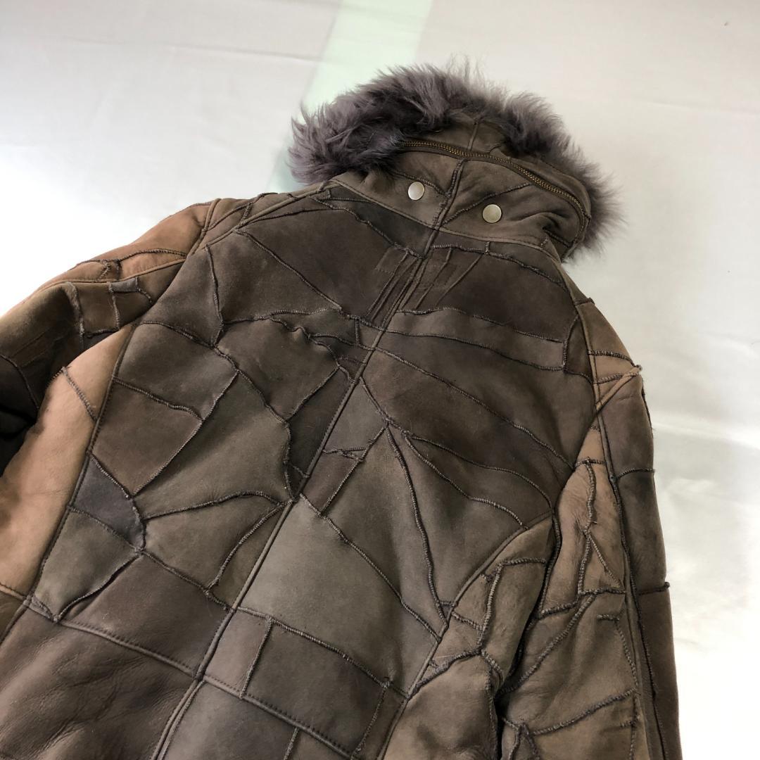 未使用タグ付き　トルネードマート　トスカーナムートン　羊革　本革