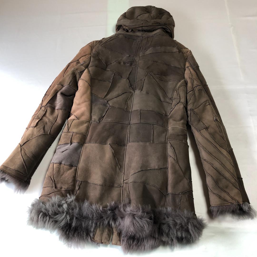 未使用タグ付き　トルネードマート　トスカーナムートン　羊革　本革