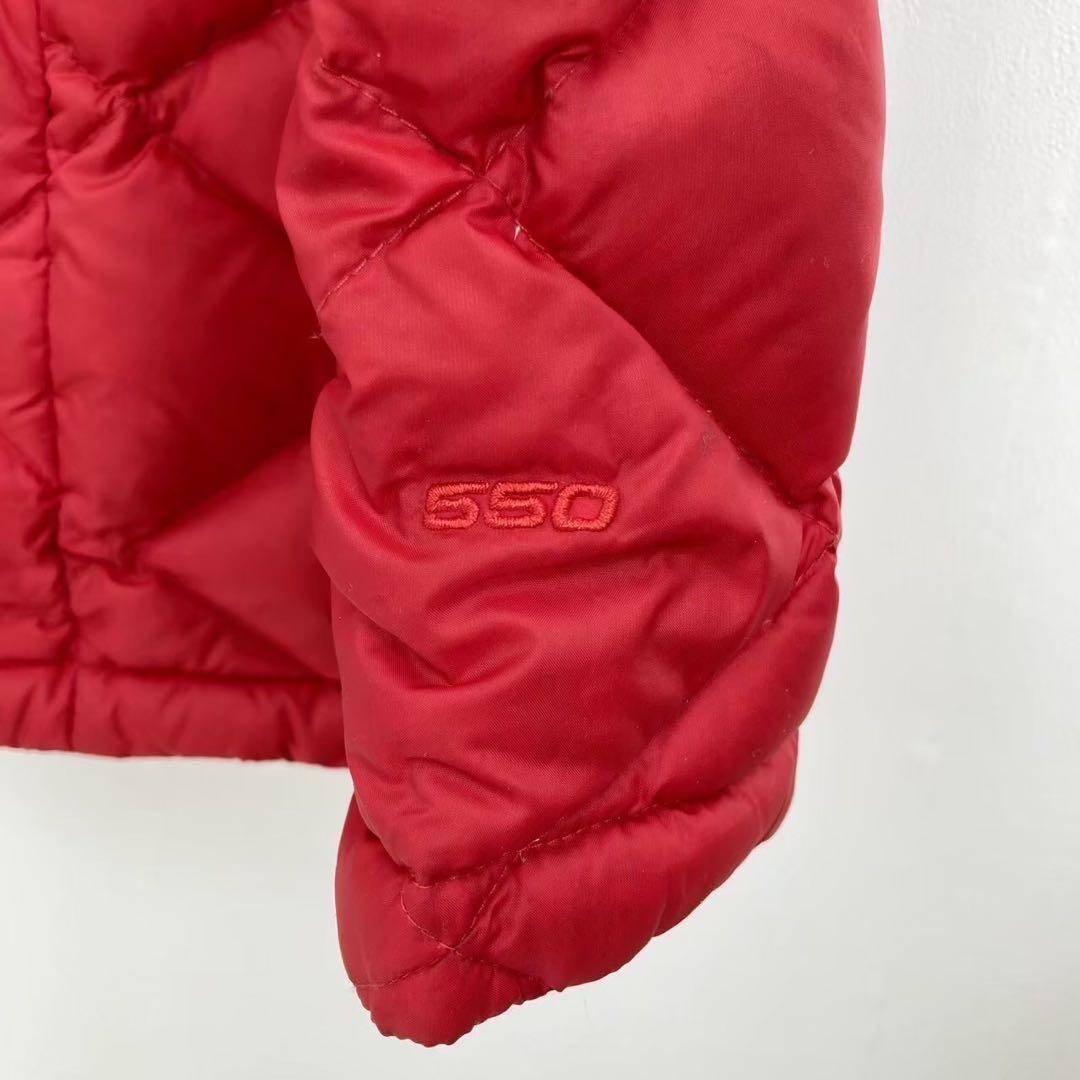 最終値下げ ノースフェイス US規格 550FIL ダウン レッド レディースS