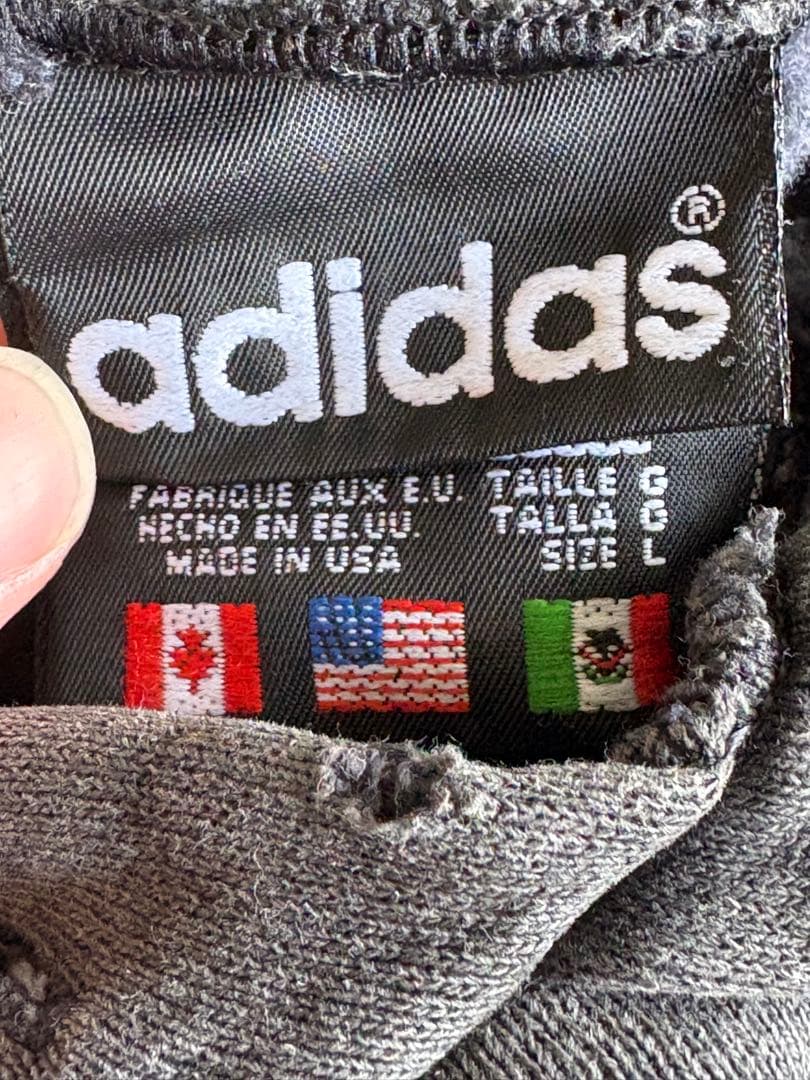 IKKO様　80s old adidas black パーカー