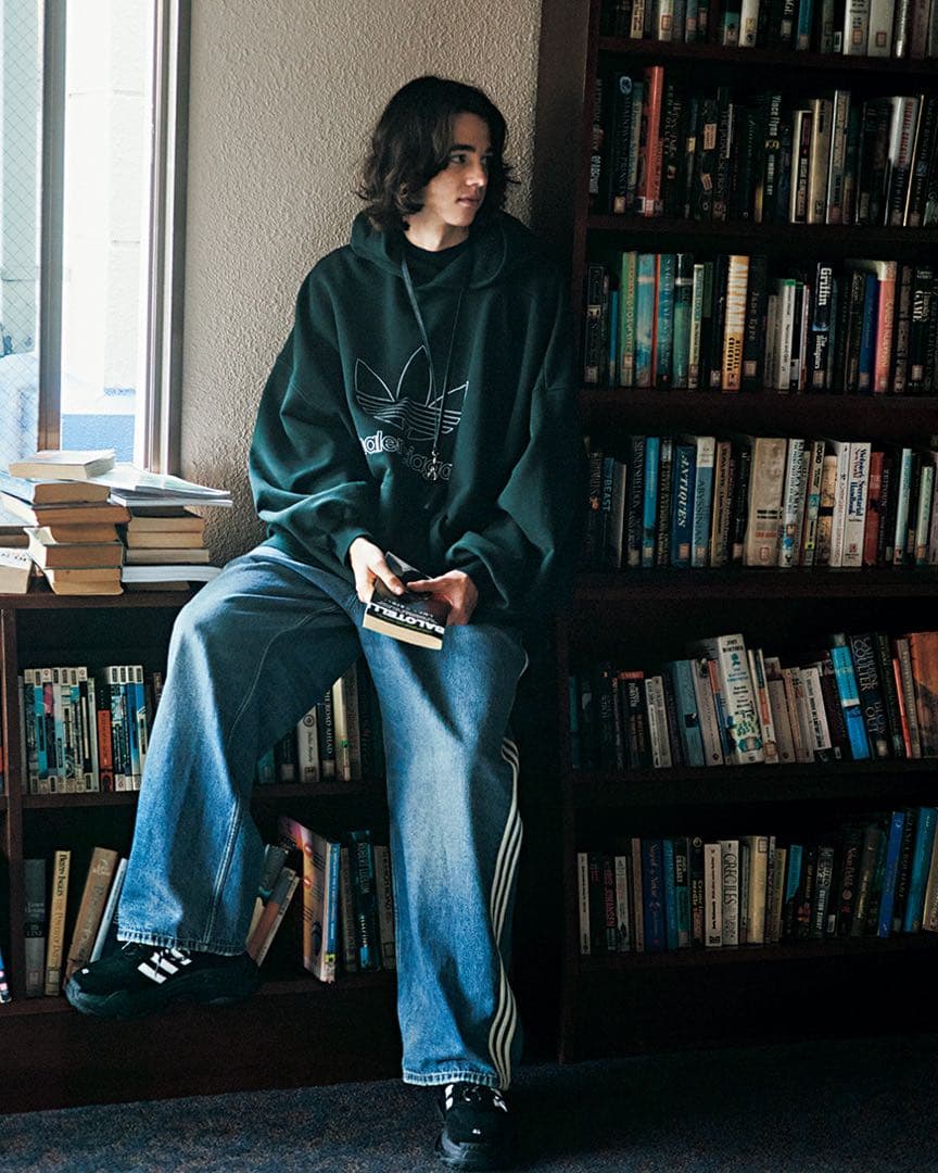 IKKO様　80s old adidas black パーカー