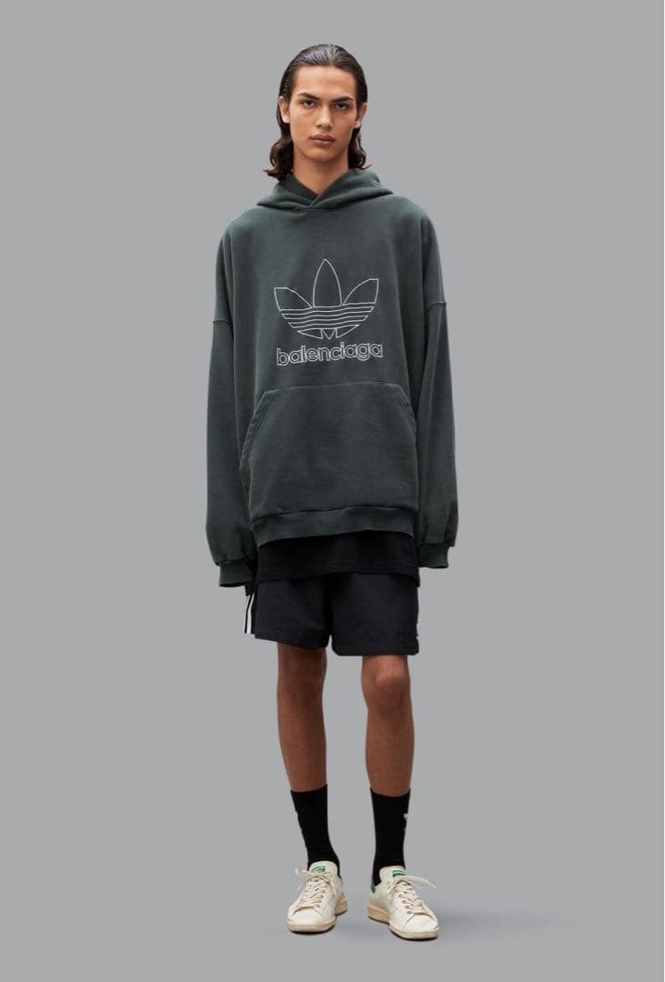 IKKO様　80s old adidas black パーカー