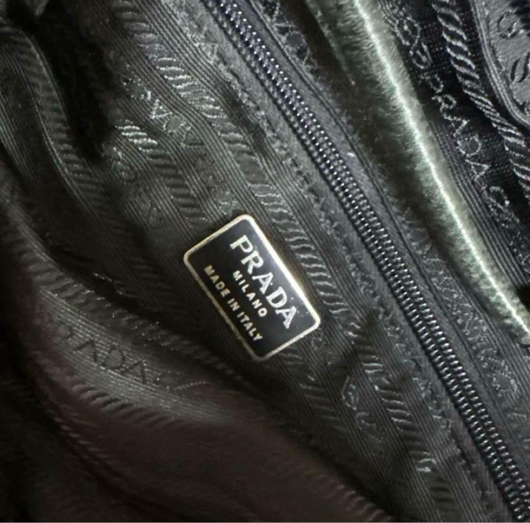 【正規品】PRADA ブラックナイロン ボストンバッグ