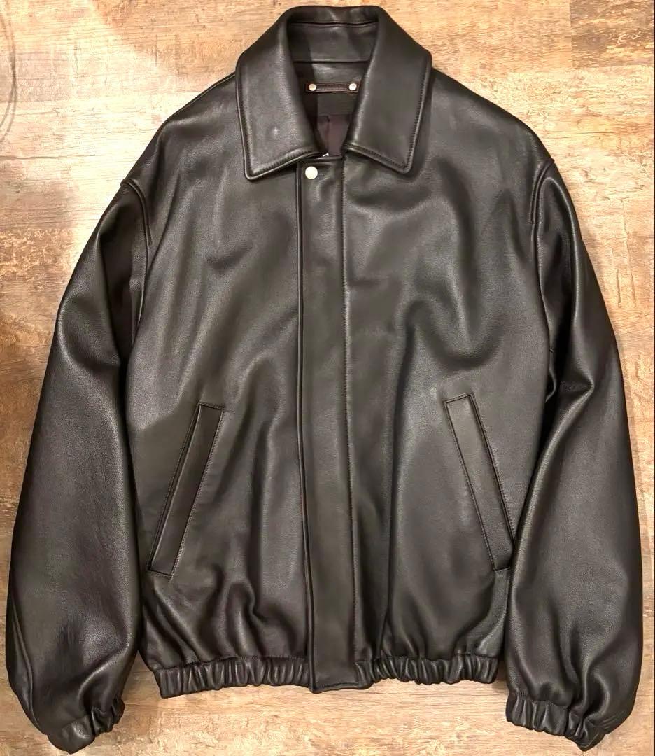 ジャケット・アウター 25SS ssstein LEATHER ZIP SHORT JACKET S