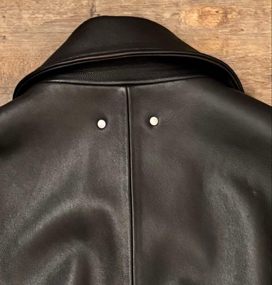 ジャケット・アウター 25SS ssstein LEATHER ZIP SHORT JACKET S