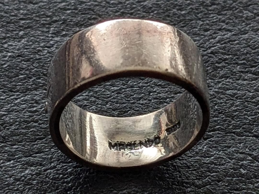 Shin's SCULPTURE & BIG HAND リングネックレス