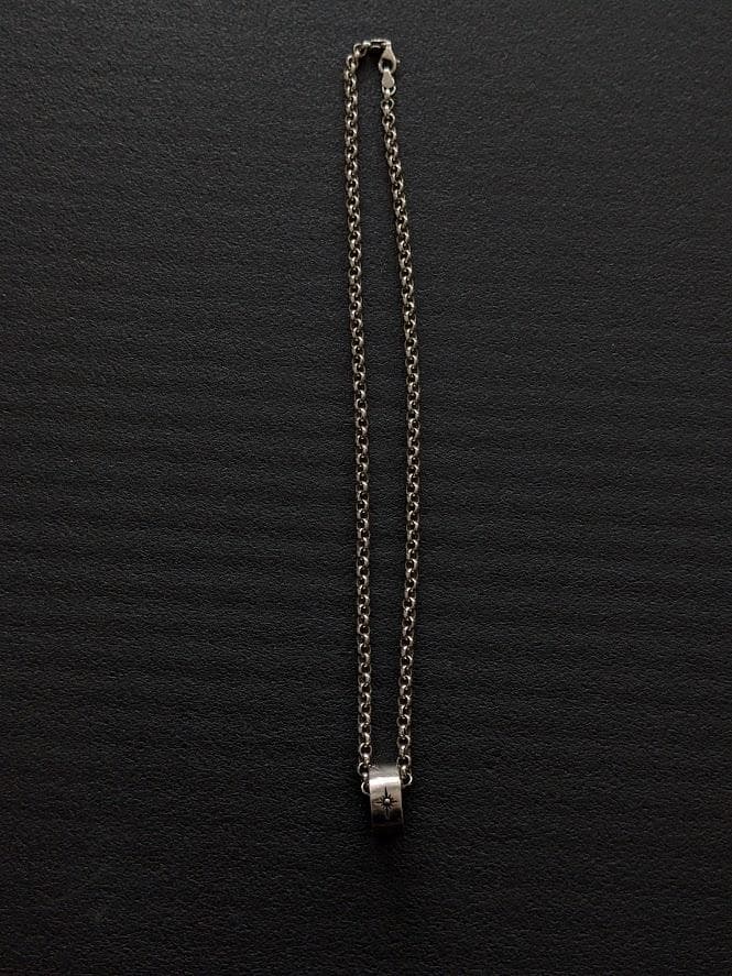 Shin's SCULPTURE & BIG HAND リングネックレス