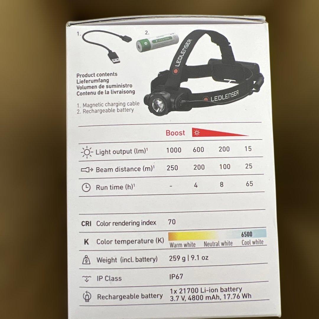 650 Ledlenser LEDヘッドライト H Coreシリーズ