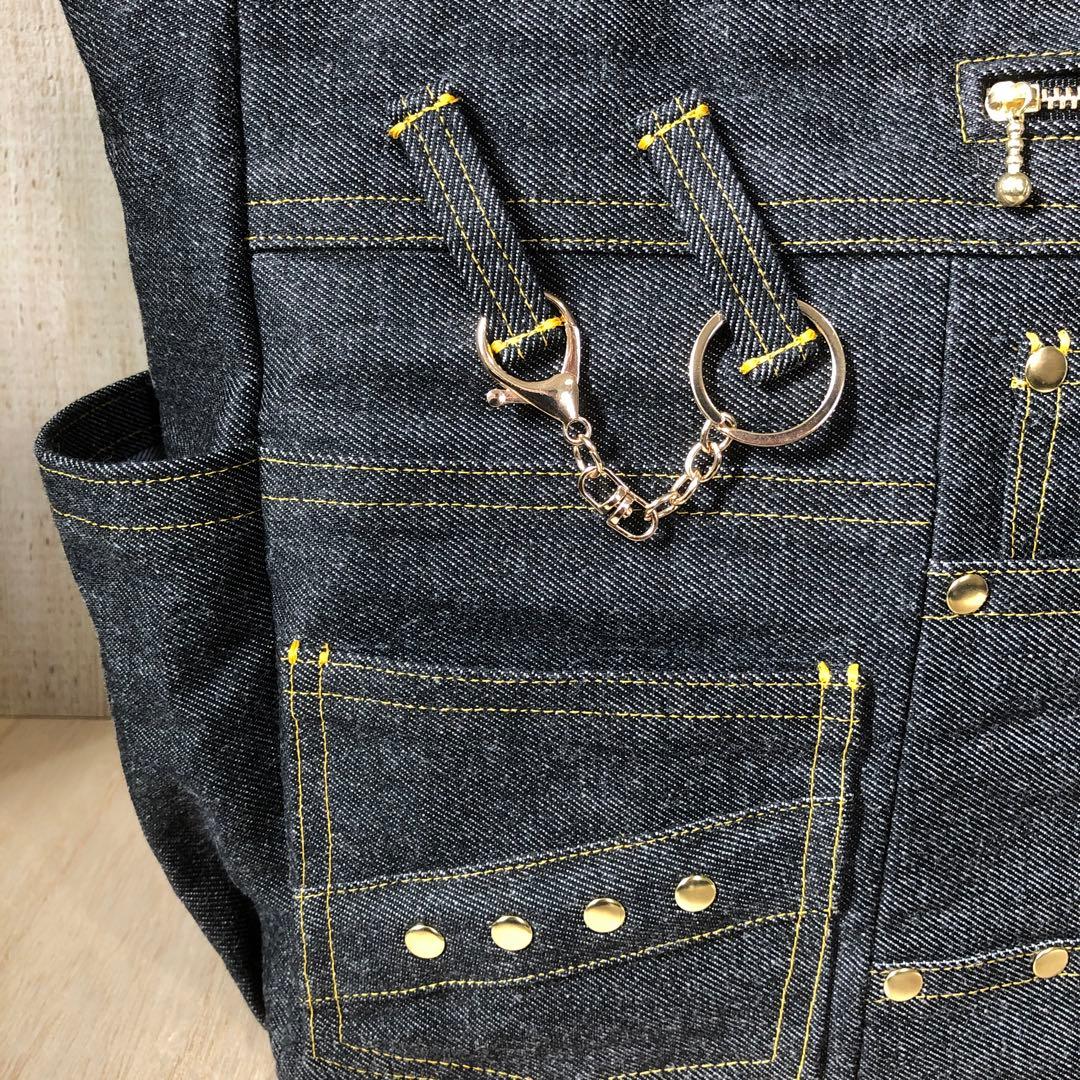 ジュリナナちゃん　デニムトートバッグ　ブラック【新品デニム】