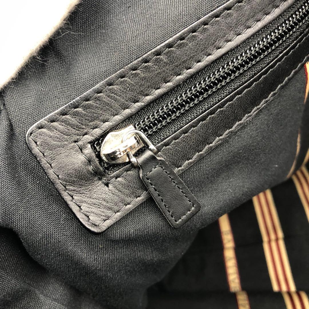 希少 BALLY メッセンジャーバッグ トレスポ A4 鍵付 レザー ブラック