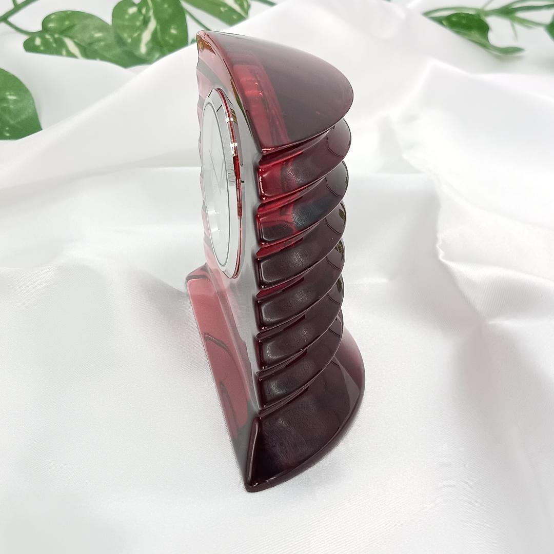 ★電池交換済★ バカラ ラランドクロック ルビー 置時計 レッド 箱 保証書付き